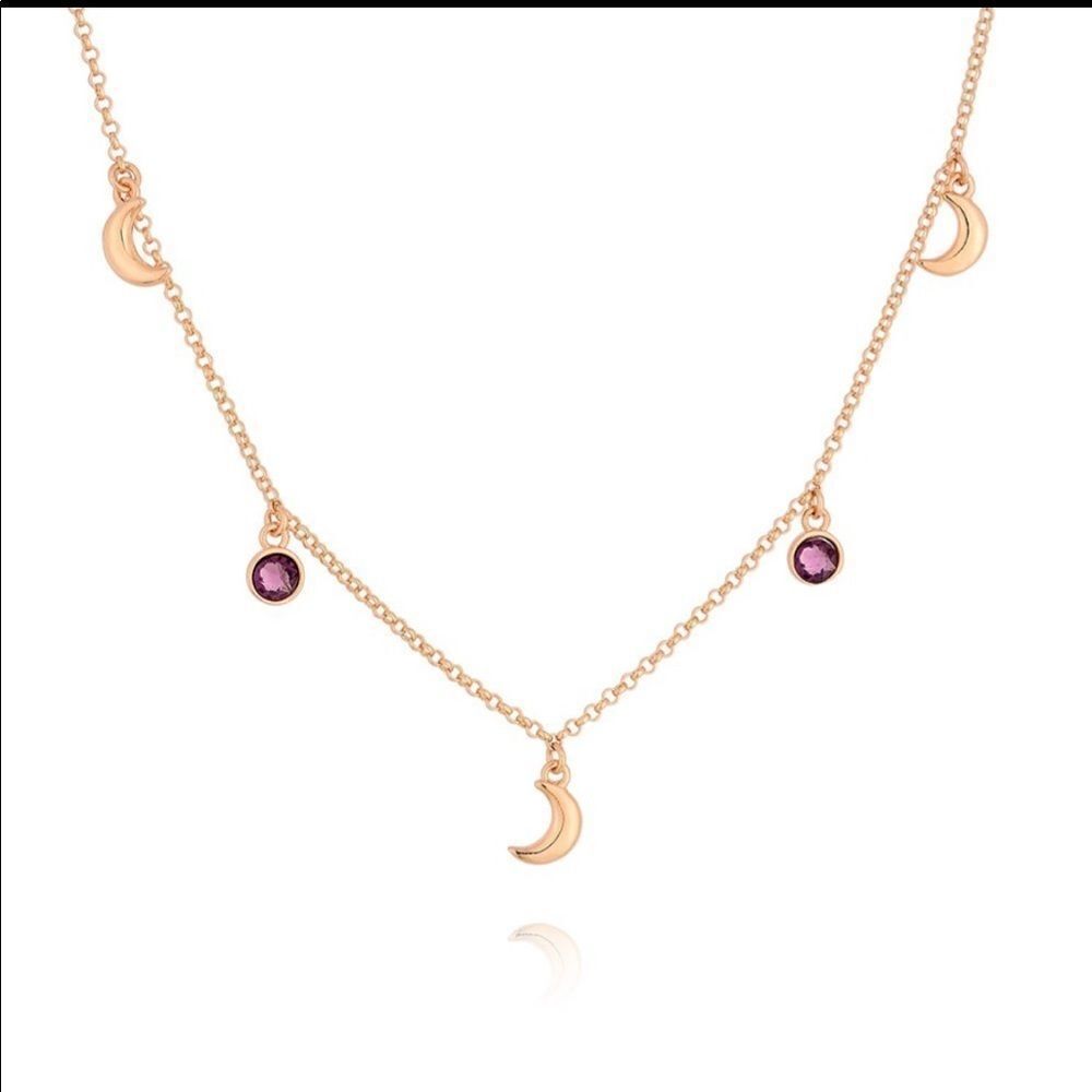 Authentic Swarovski crystals IRIS MYSTICAL CHOKER + ROSÉ GOLD PLATED